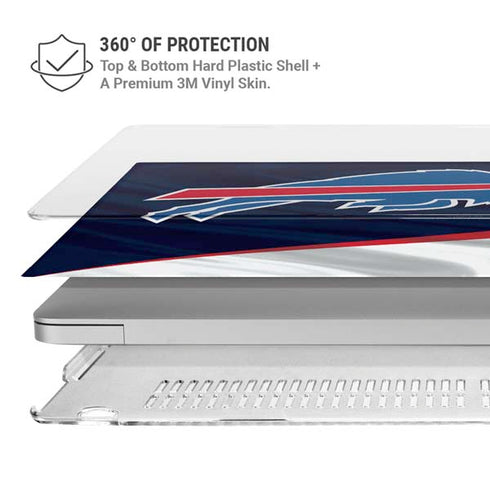 NFL Buffalo Bills MacBook Air 15in (2023-2025) Case plus Skin